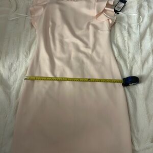 Tommy Hilfiger Soft Pink Dress with Ruffle Sleeves